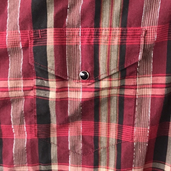 Vintage Wrangler Shirt Pearl Snap Front Men’s XL Plaid Long Sleeve Western - Picture 3 of 11